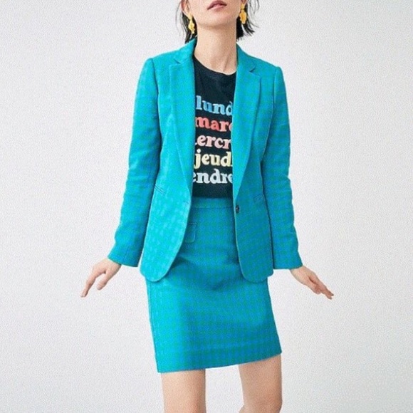 J. Crew Front Flap-Pocket Skirt in Colorful Gingham - Picture 6 of 14